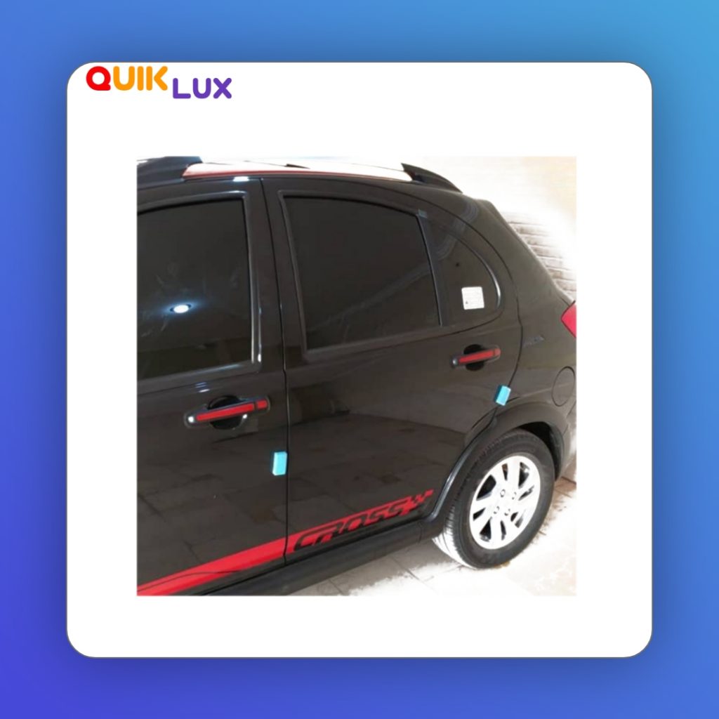 برچسب دستگیره درب کوییک رنگ قرمز - Image 3