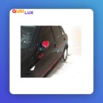 برچسب دستگیره درب کوییک رنگ قرمز - Image 4