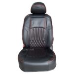 روکش صندلی تمام چرم کوروش پلاس مشکی دوخت قرمز - Image 3