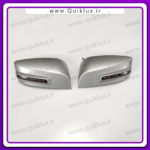 فلاپ آینه راهنما دار NTCO بسته 2 عددی چپ و راست رنگ نقره ای - Image 4