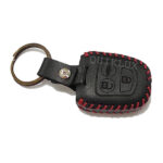 کاور سوییچ سایپا مدل چرمی طرح مشکی دوخت قرمز