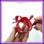 اهرم دستگیره درب کوییک بسته 2 عددی چپ و راست رنگ قرمز براق - Image 2