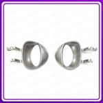 اهرم دستگیره درب کوییک بسته 2 عددی چپ و راست رنگ طوسی - Image 2