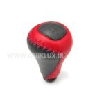 سر دنده چرمی مشکی قرمز پراید مناسب ساینا کوییک تیبا