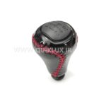 سر دنده چرمی مشکی ورنی دوخت قرمز کوییک آر مناسب ساینا کوییک