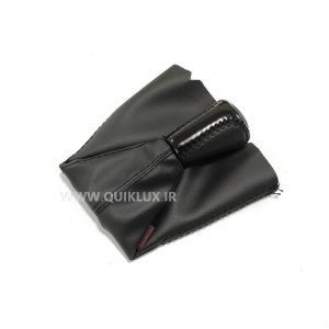 ست چرمی سر دنده و گرد گیر دنده کوییک ار رنگ قرمز چرمی