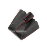 ست چرمی سر دنده و گرد گیر دنده کوییک ار رنگ قرمز چرمی