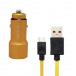شارژر فندکی دو پورت Realme به همراه کابل Micro USB
