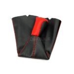 ست 6 تيکه سردنده با دور فرمان چرمی -  مشکی قرمز - Image 5