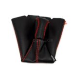 ست 6 تيکه سردنده با دور فرمان چرمی -  دوخت قرمز - Image 4