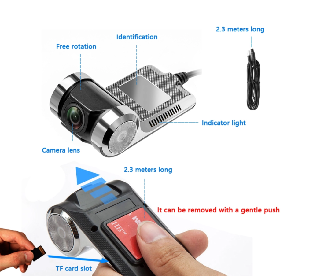 دوربین ثبت وقایع خودرو Camera USB DVR - Image 4