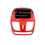 مانیتور 7 اینچ ساینا کوییک مدل فابریک سری 4 هسته ای 4\32 قرمز مشکی