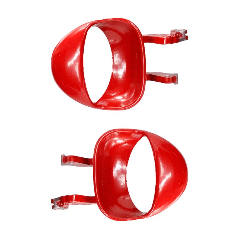 زبانه اهرم دستگیره داخلی کوییک (فلزی نشکن) رنگ قرمز (بسته 2عددیL-R)