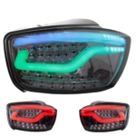 چراغ اسپرت عقب تیبا2 طرح کادنزا دودی مولتی کالر (ریموت دار)