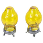 حباب چراغ جلو زرد (گرد) - H4