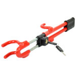 قفل فرمان چنگی دوبل دسته دار