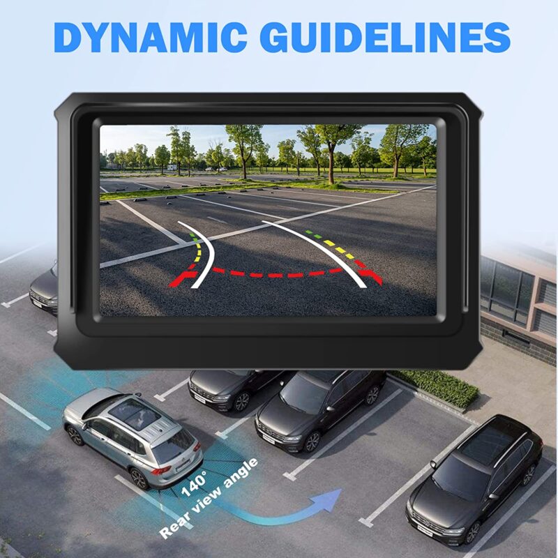 دوربین دنده عقب چرخشی مدل 145 درجه 8LED - Image 2