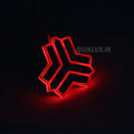 آرم نورانی سایپا پشت صندوق کوییک