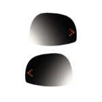 شیشه اینه بغل کوییک جفت چپ و راست (راهنما دار)