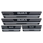 برچسب پارکابی طرح کربن مشکی نقره ای Quik R