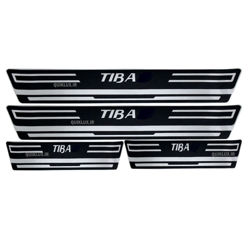 برچسب پارکابی طرح چرمی tiba