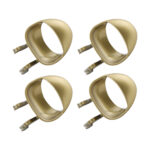 اهرم فلزی دستگیره داخلی کوییک رنگ برنزه مجموعه 4 عددی