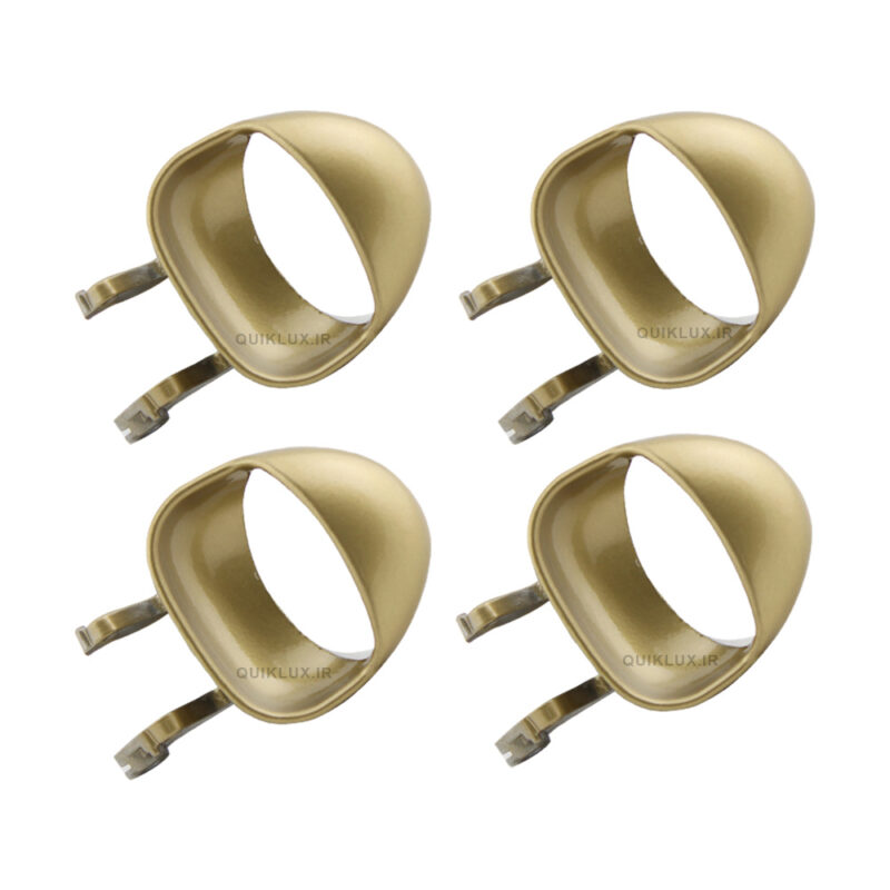 اهرم فلزی دستگیره داخلی کوییک رنگ برنزه مجموعه 4 عددی