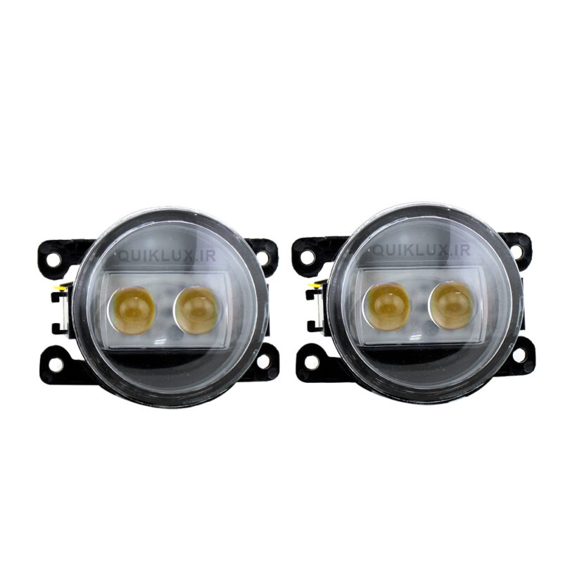 چراغ مه شکن جلو لنز دار 2 رنگ 8 حالته پلیسی