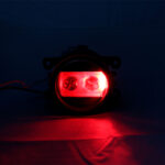 چراغ مه شکن جلو لنز دار 2 رنگ 8 حالته پلیسی - Image 5