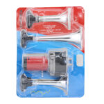 بوق شیپوری سه لول بهمراه پمپ باد مخصوص بوق