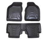 کفپوش سه بعدی ماهوت طرح چرم رنگ مشکی ساینا کوییک