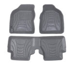 کفپوش سه بعدی ماهوت طرح چرم رنگ طوسی ساینا کوییک