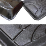 کفپوش سه بعدی ماهوت طرح چرم رنگ مشکی ساینا کوییک - Image 5