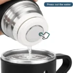 فلاسک مدل 3 کاپ VACUUM گنجایش 0.5 لیتر به همراه لیوان مجموعه 3 عددی - Image 6