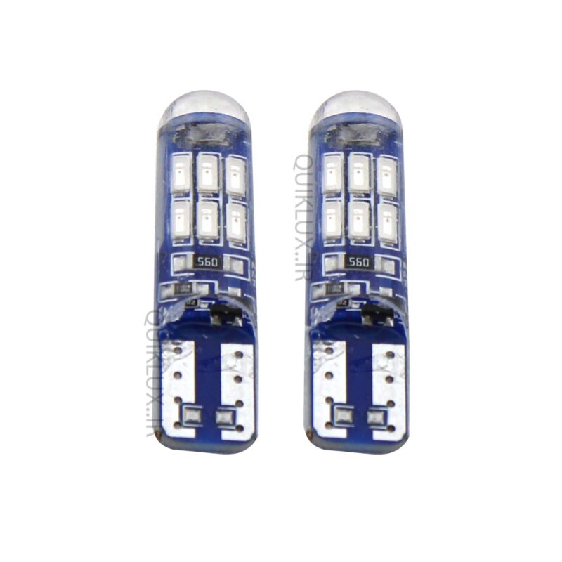 لامپ SMD چشمک زن | چراغ پلیسی آبی قرمز (جفتی)