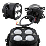 چراغ مه شکن چهار لنز دورنگ سفید-زرد csp کوییک ساینا شاهین اطلس - Image 4