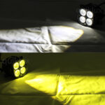 چراغ مه شکن چهار لنز دورنگ سفید-زرد csp کوییک ساینا شاهین اطلس - Image 3