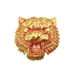 آرم شیر طلایی فلزی