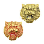 آرم شیر طلایی فلزی