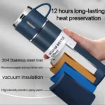 فلاسک مدل 3 کاپ VACUUM گنجایش 0.5 لیتر به همراه لیوان مجموعه 3 عددی - Image 14