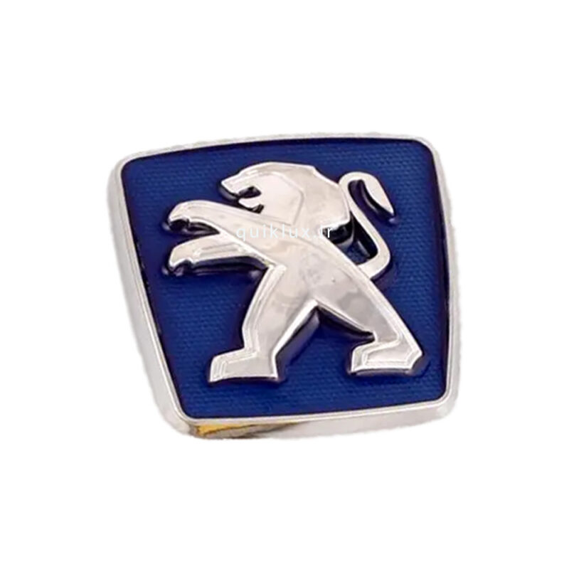 آرم فلزی طرح پژوآبی