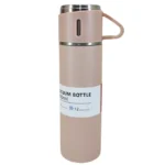 فلاسک مدل 3 کاپ VACUUM گنجایش 0.5 لیتر به همراه لیوان مجموعه 3 عددی - Image 3