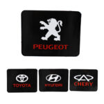 پد رو داشبورد ژله ای لوگو خودرو رنگ مشکی