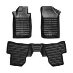 کفپوش سه بعدی پژو 206 اکونومی بابل کارپت- مشکی