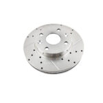 ديسک ترمز ساینا کوییک سوراخ دار شيار دار  PFC - مدل TURBO - Image 2