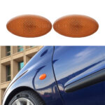 چراغ راهنما روی گلگیر پژو 207 - مشبک نارنجی