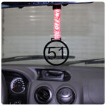 آویز پلکسی 051 - مشکی