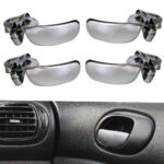 اهرم دستگیره داخلی پژو 206 Mp Pars- نقره ای مات