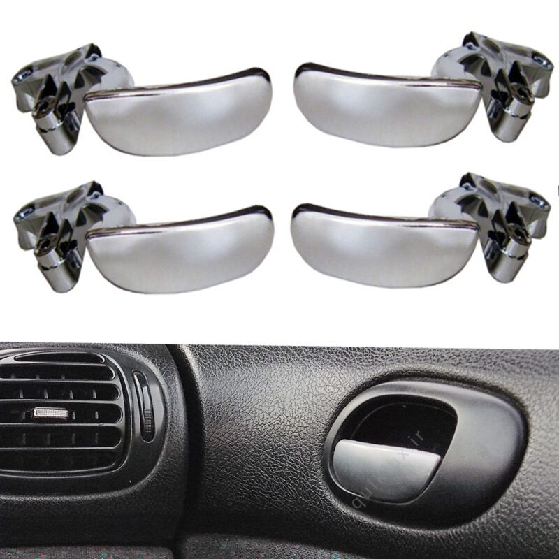 اهرم دستگیره داخلی پژو 206 Mp Pars- نقره ای مات