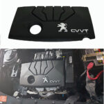 کاور روی موتور TU5 - پژو - مشکی